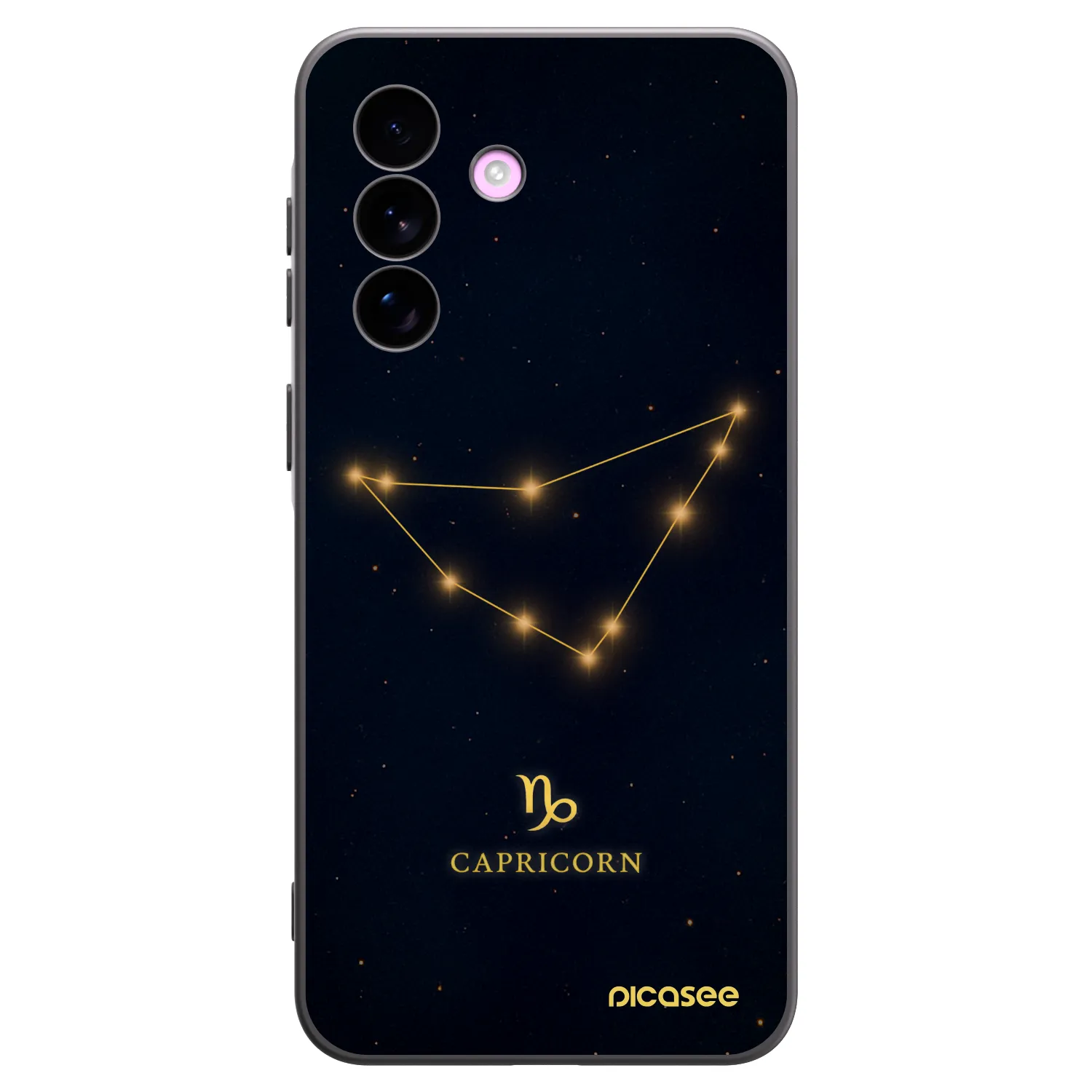 Picasee Samsung Galaxy A57 5G Hülle - Schwarzes Silikon - CAPRICORN