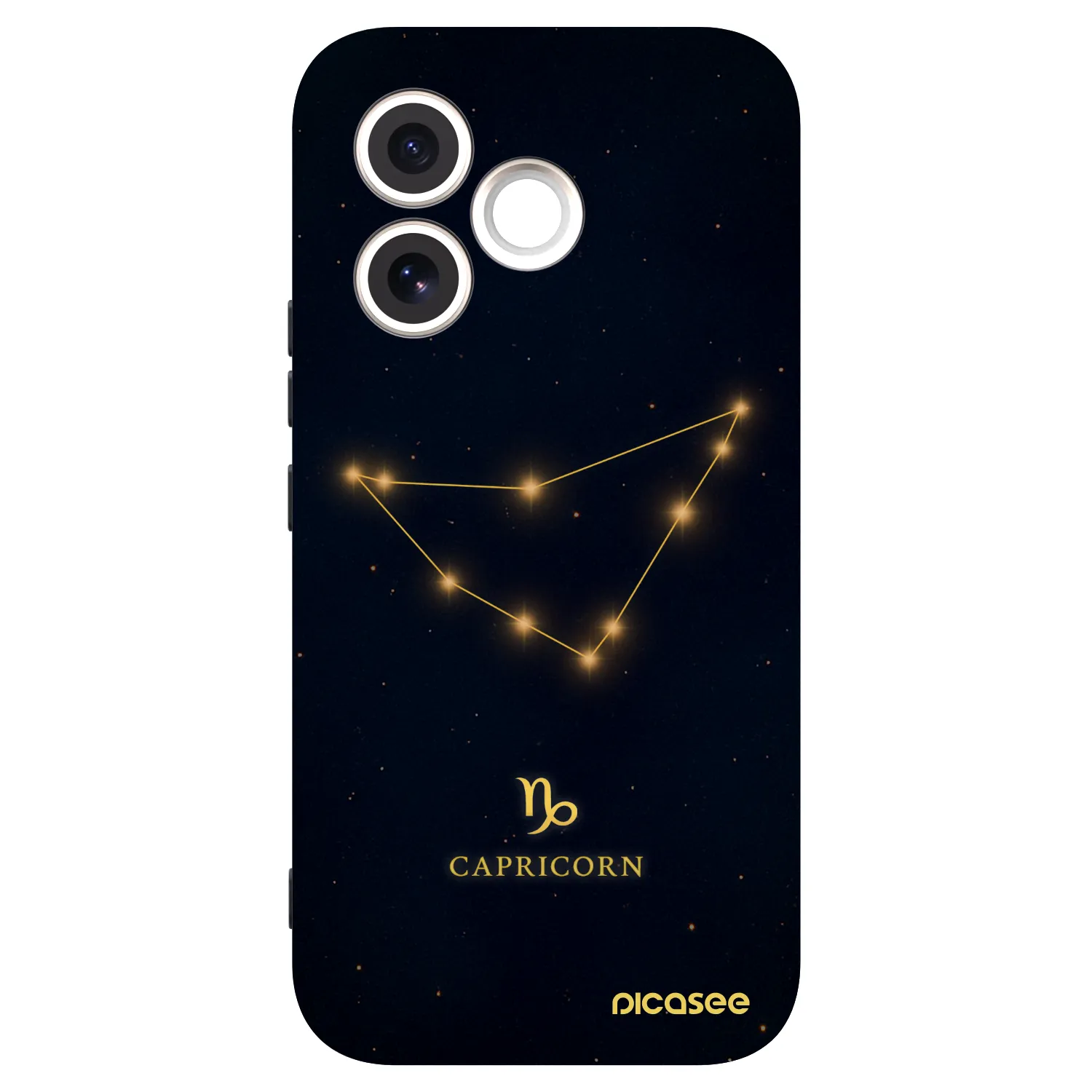 Picasee Honor 600 Lite Hülle - Schwarzes Silikon - CAPRICORN