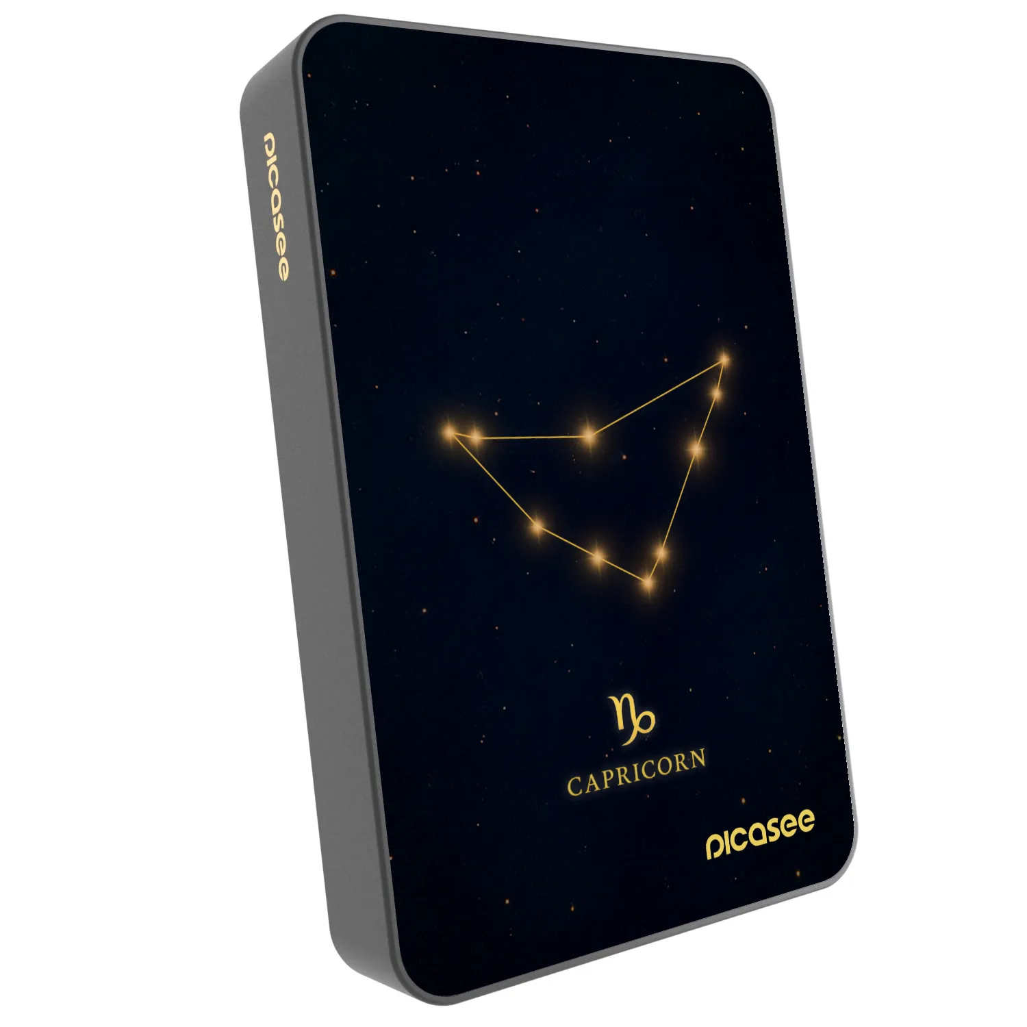 Picasee Powerbank mit MagSafe 10 000 mAh Grau - CAPRICORN