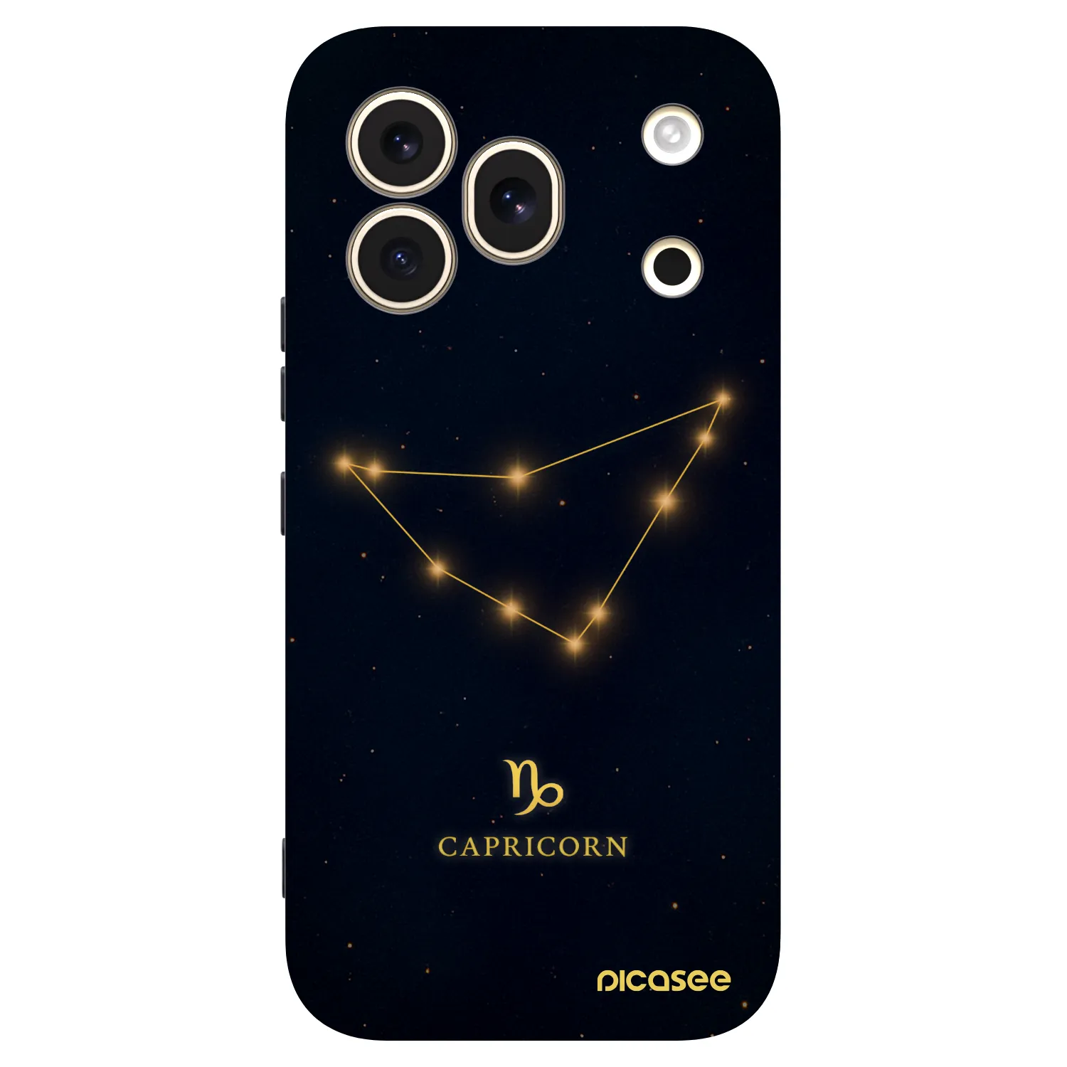 Picasee Honor 600 Pro Hülle - Schwarzes Silikon - CAPRICORN
