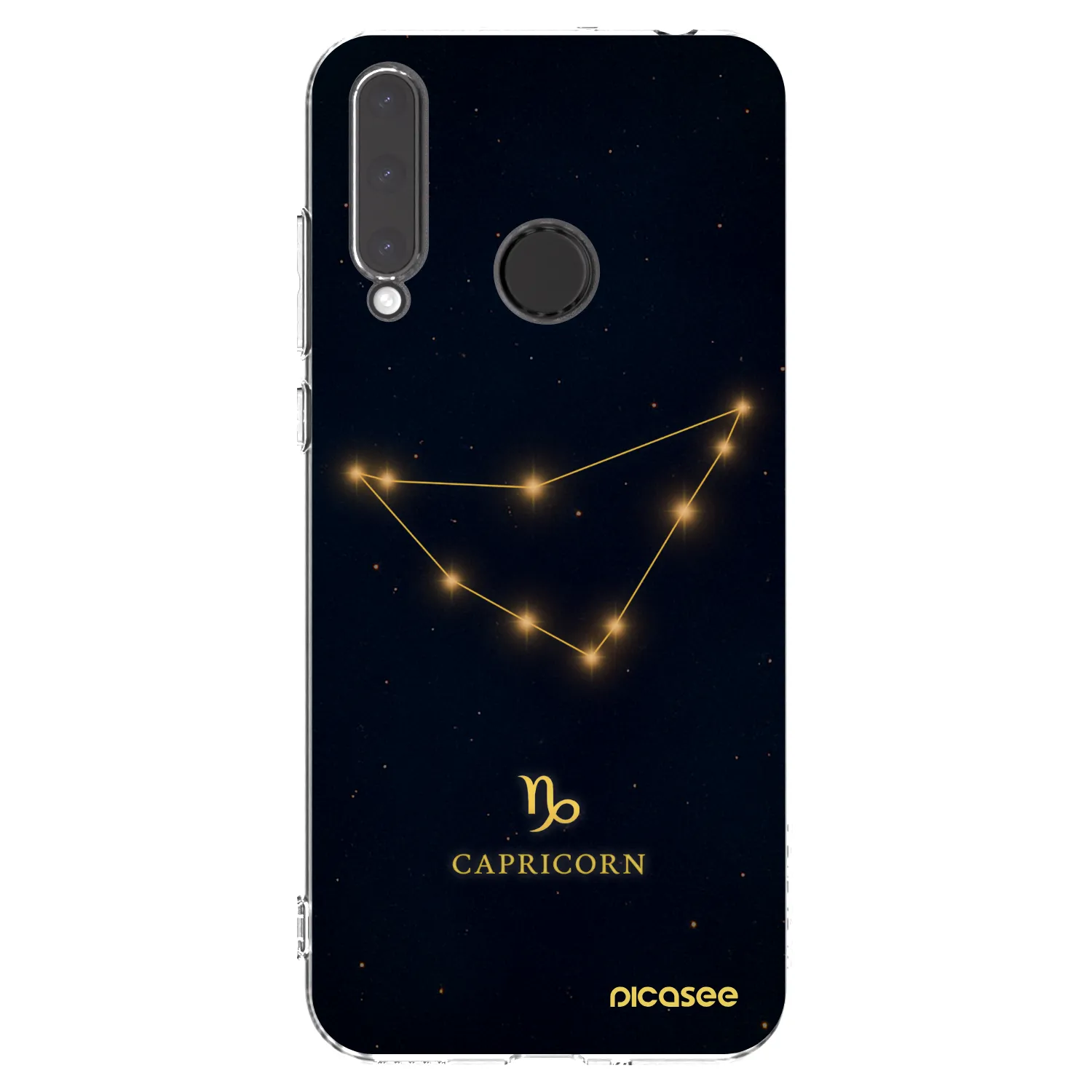 Picasee Honor 20 Lite Hülle - Transparentes Silikon - CAPRICORN