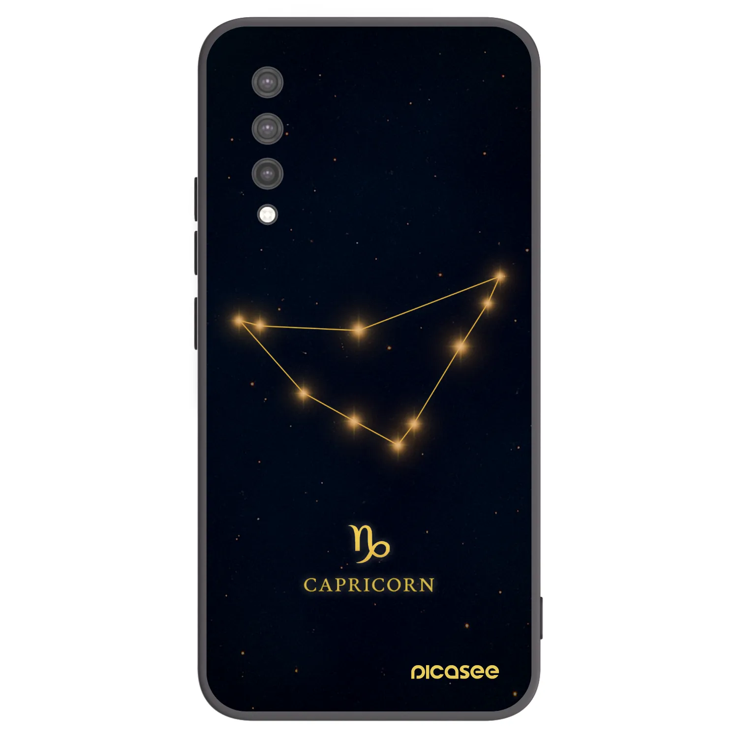 Picasee Xiaomi Mi 9 Lite Hülle - Schwarzes Silikon - CAPRICORN