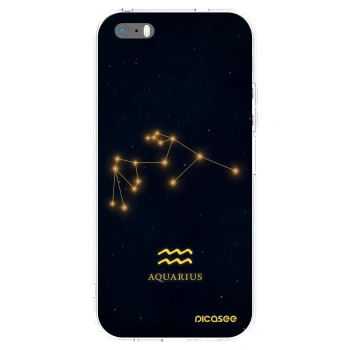 Picasee Apple iPhone 6 Plus/6S Plus Hülle - Transparentes Silikon - AQUARIUS