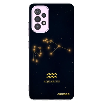 Picasee Samsung Galaxy A32 5G A326B Hülle - Transparentes Silikon - AQUARIUS
