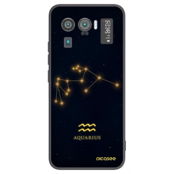 Picasee Xiaomi Mi 11 Ultra Hülle - Schwarzes Silikon - AQUARIUS