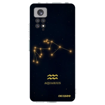 Picasee Xiaomi Redmi Note 11S 4G Hülle - Transparentes Silikon - AQUARIUS