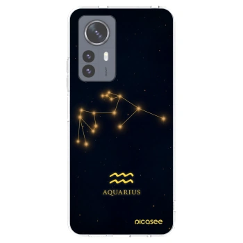 Picasee Xiaomi 12 Pro Hülle - Transparentes Silikon - AQUARIUS