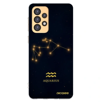 Picasee Samsung Galaxy A33 5G A336 Hülle - Transparentes Silikon - AQUARIUS