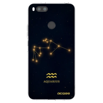 Picasee Xiaomi Redmi A1 Hülle - Transparentes Silikon - AQUARIUS