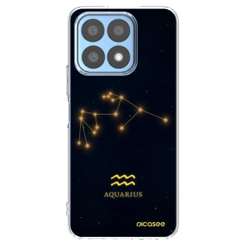 Picasee Honor X8a Hülle - Transparentes Silikon - AQUARIUS