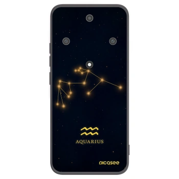 Picasee Honor Magic5 Lite 5G Hülle - Schwarzes Silikon - AQUARIUS