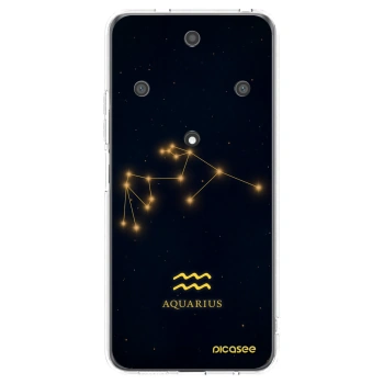 Picasee Honor Magic5 Lite 5G Hülle - Transparentes Silikon - AQUARIUS