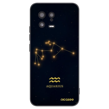 Picasee Xiaomi 13 Hülle - Schwarzes Silikon - AQUARIUS
