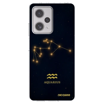 Picasee Xiaomi Redmi Note 12 Pro+ 5G Hülle - Transparentes Silikon - AQUARIUS