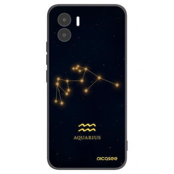 Picasee Xiaomi Redmi A2 Hülle - Schwarzes Silikon - AQUARIUS