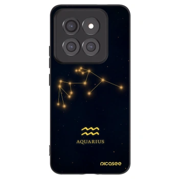 Picasee Xiaomi 14 Pro Hülle - Schwarzes Silikon - AQUARIUS