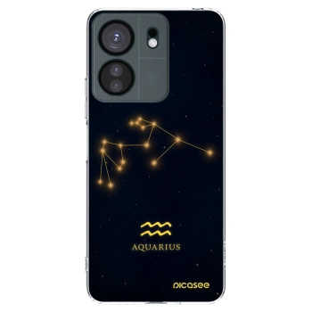 Picasee Xiaomi Redmi 13C 4G Hülle - Transparentes Silikon - AQUARIUS