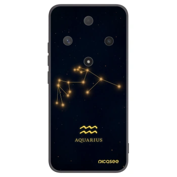 Picasee Honor Magic6 Lite 5G Hülle - Schwarzes Silikon - AQUARIUS