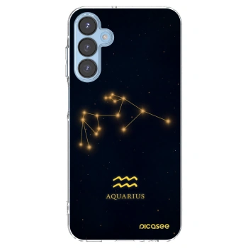 Picasee Samsung Galaxy A15 A156B 5G Hülle - Transparentes Silikon - AQUARIUS