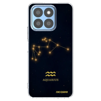 Picasee Honor X8b Hülle - Transparentes Silikon - AQUARIUS