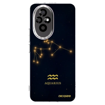 Picasee Honor 200 Pro 5G Hülle - Transparentes Silikon - AQUARIUS