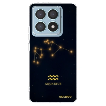 Picasee Xiaomi 14T Pro Hülle - Transparentes Silikon - AQUARIUS