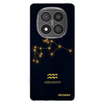 Picasee Xiaomi Redmi Note 14 Pro+ 5G Hülle - Transparentes Silikon - AQUARIUS