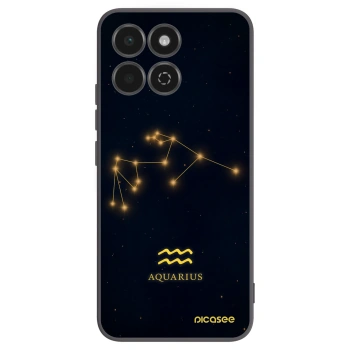 Picasee Honor 200 Smart 5G Hülle - Schwarzes Silikon - AQUARIUS