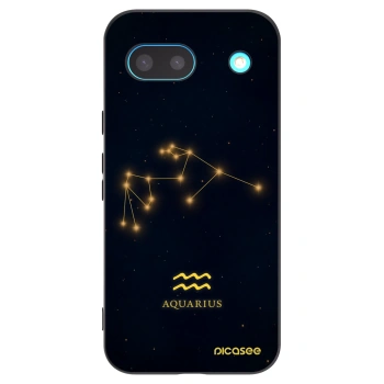 Picasee Google Pixel 8 Hülle - Schwarzes Silikon - AQUARIUS