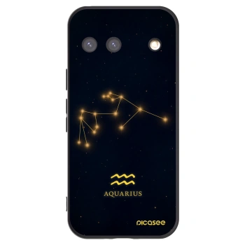 Picasee Google Pixel 9 Hülle - Schwarzes Silikon - AQUARIUS