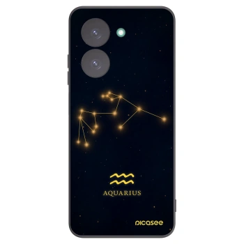 Picasee Xiaomi Redmi A5 Hülle - Schwarzes Silikon - AQUARIUS