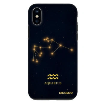 Hülle für Apple iPhone X/XS - AQUARIUS