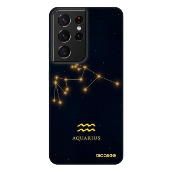 Picasee Fashion Case für Samsung Galaxy S21 Ultra 5G G998B - AQUARIUS