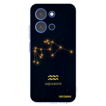 Picasee Xiaomi Redmi 15C 4G Hülle - Transparentes Silikon - AQUARIUS