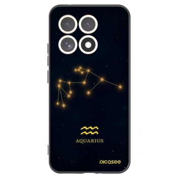 Picasee Xiaomi 15T Hülle - Schwarzes Silikon - AQUARIUS
