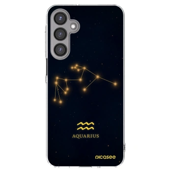 Picasee Samsung Galaxy A16 4G Hülle - Transparentes Silikon - AQUARIUS