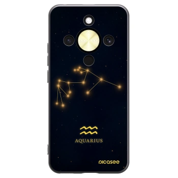 Picasee Honor Magic8 Lite 5G Hülle - Schwarzes Silikon - AQUARIUS