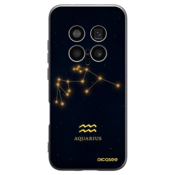 Picasee Honor Magic8 Pro 5G Hülle - Schwarzes Silikon - AQUARIUS