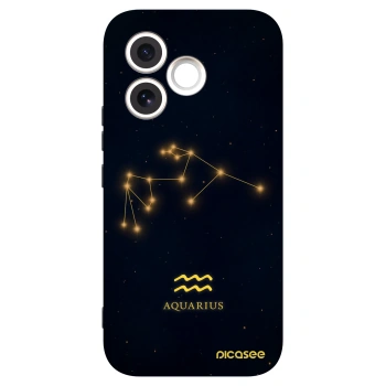 Picasee Honor 600 Lite Hülle - Schwarzes Silikon - AQUARIUS