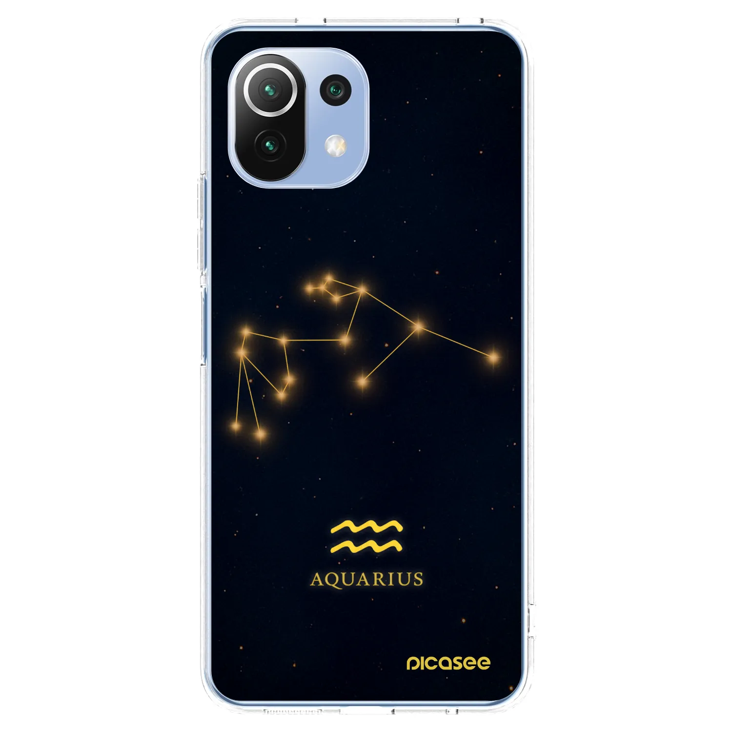 Picasee Xiaomi Mi 11 Lite Hülle - Transparentes Silikon - AQUARIUS
