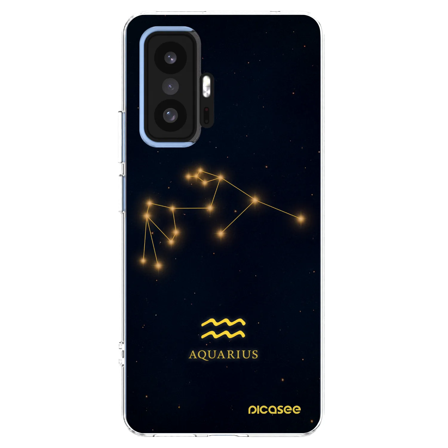 Picasee Xiaomi 11T Pro Hülle - Transparentes Silikon - AQUARIUS