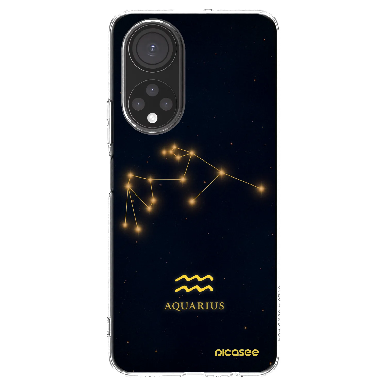 Picasee Honor X7 Hülle - Transparentes Silikon - AQUARIUS