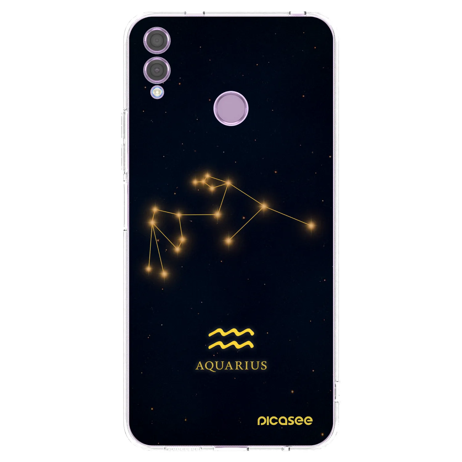 Picasee Honor 8X Hülle - Transparentes Silikon - AQUARIUS