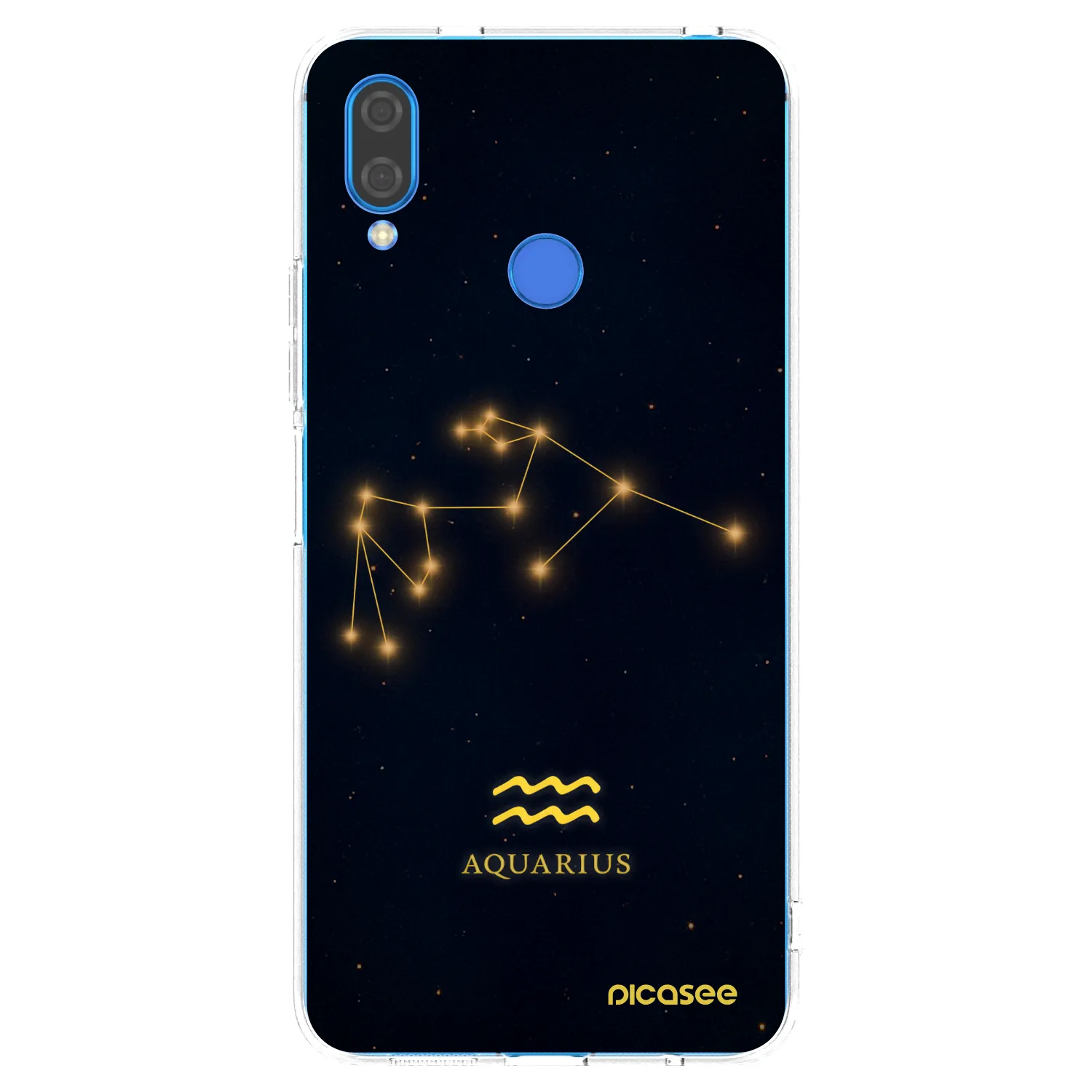 Picasee Huawei Nova 3 Hülle - Transparentes Silikon - AQUARIUS