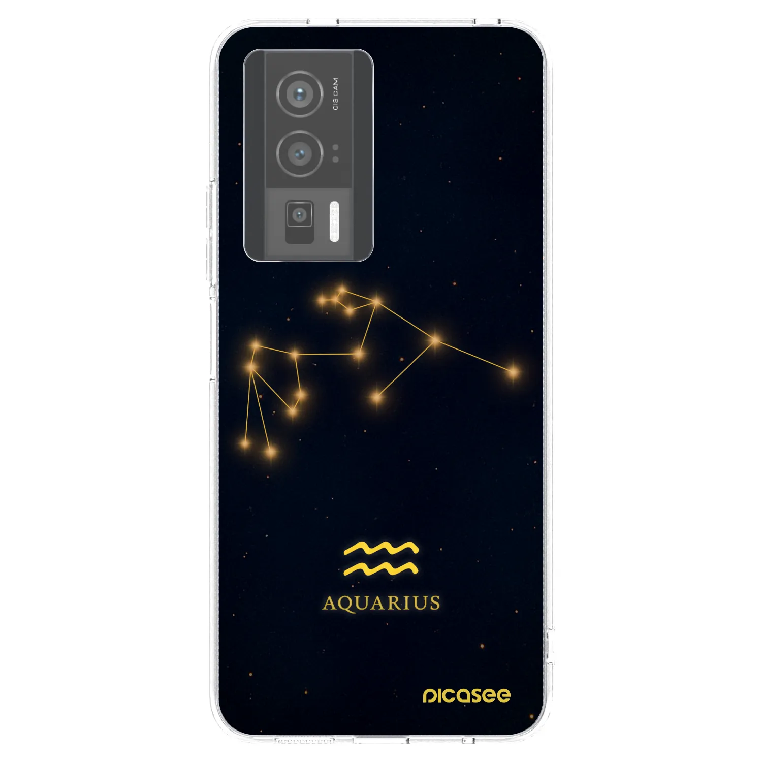 Picasee Xiaomi Poco F5 Pro 5G Hülle - Transparentes Silikon - AQUARIUS