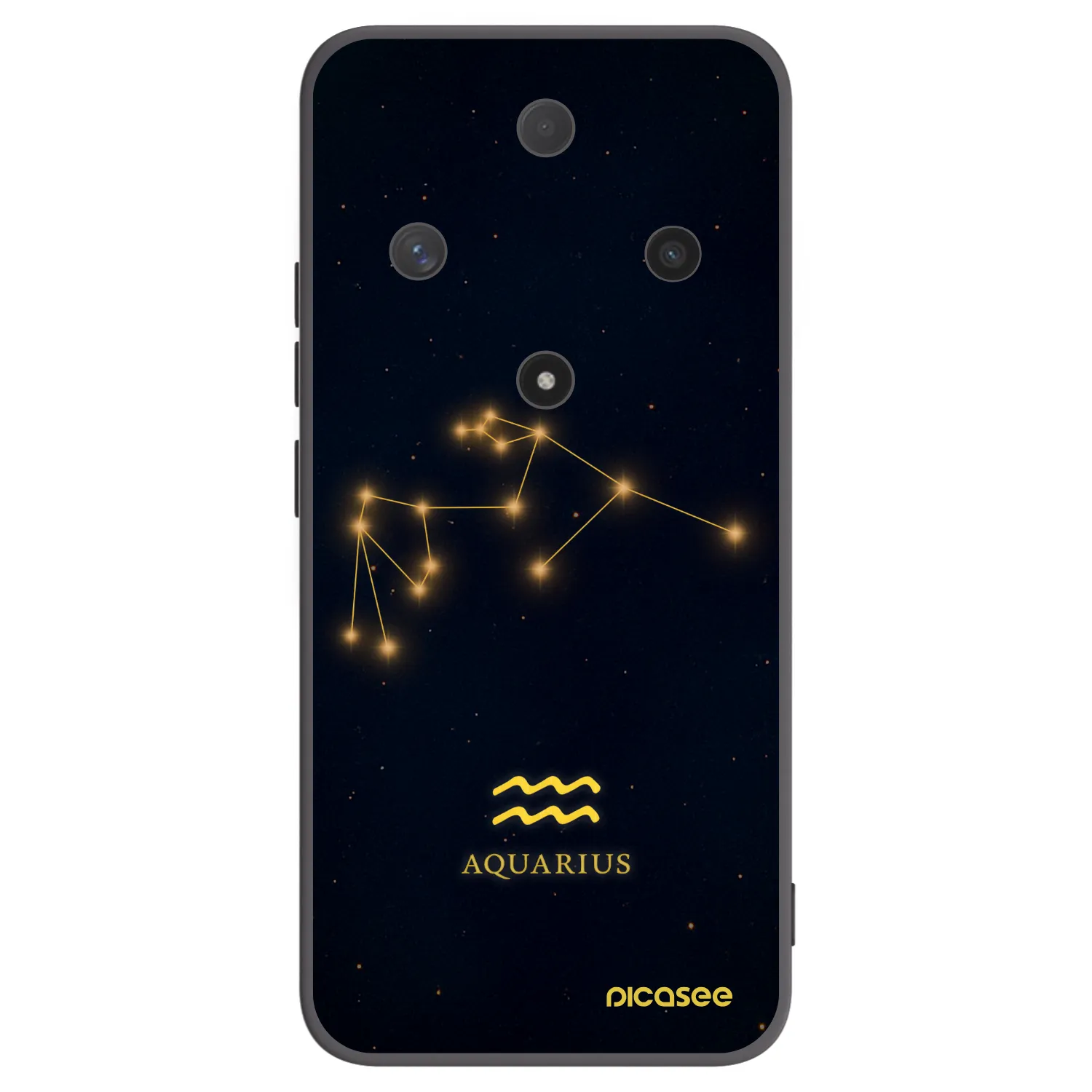 Picasee Honor Magic6 Lite 5G Hülle - Schwarzes Silikon - AQUARIUS
