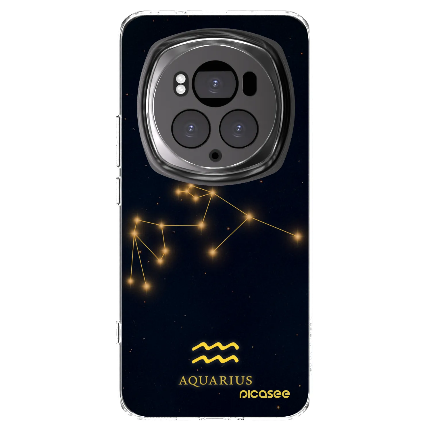 Picasee Honor Magic6 Pro Hülle - Transparentes Silikon - AQUARIUS