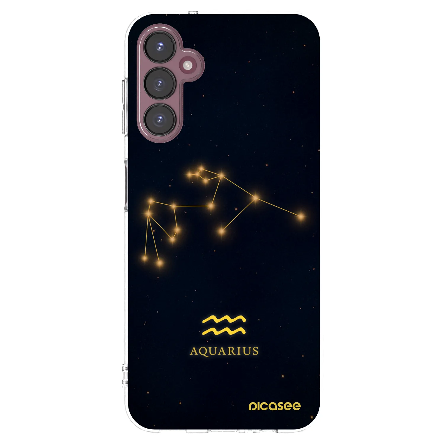 Picasee Samsung Galaxy A05s A057G Hülle - Transparentes Silikon - AQUARIUS