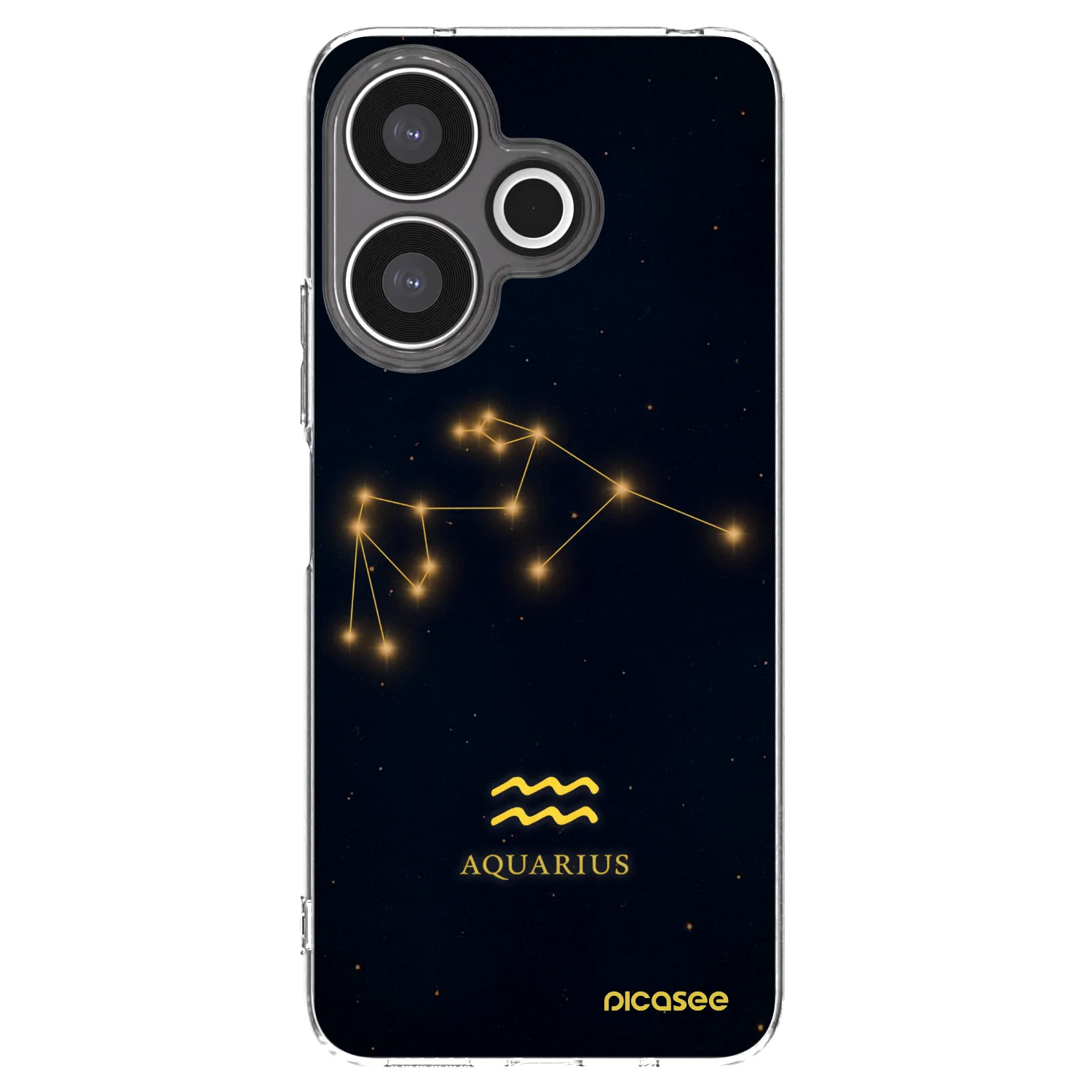 Picasee Xiaomi Redmi 13 4G Hülle - Transparentes Silikon - AQUARIUS