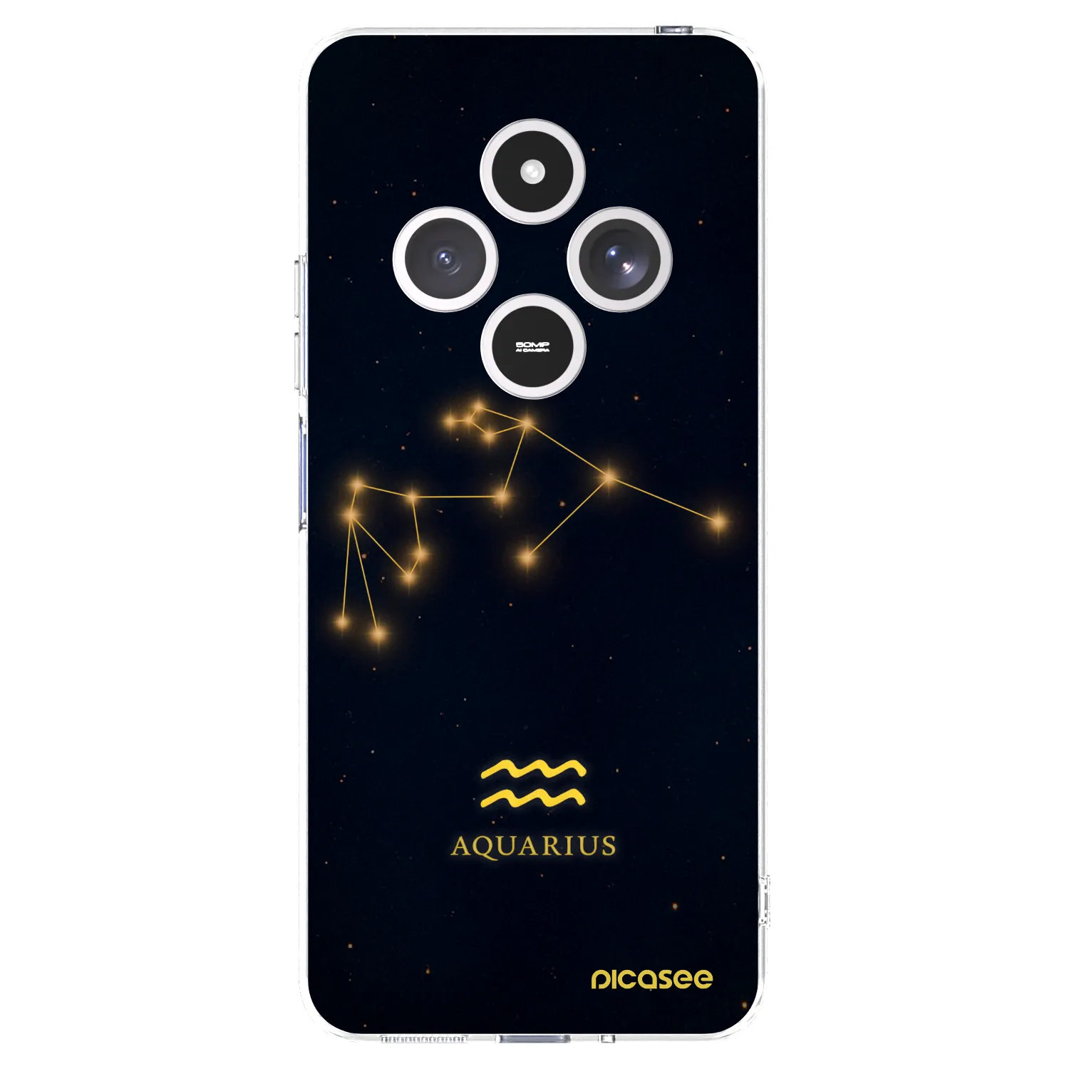 Picasee Xiaomi Redmi 14C Hülle - Transparentes Silikon - AQUARIUS